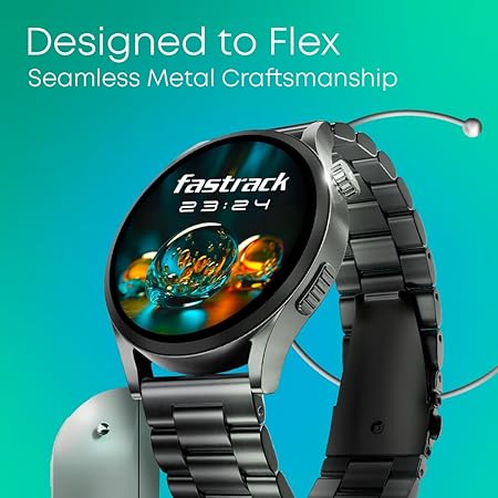 Fastrack Radiant FX4 1.51" AMOLED Metal Smart Watch