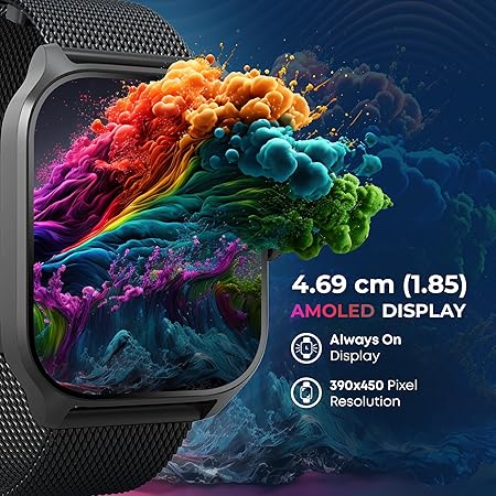 Titan Zeal 1.85" AMOLED Metal Case Smart Watch