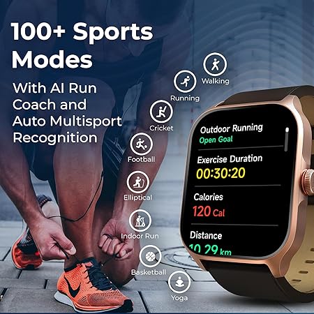 Titan Zeal 1.85" AMOLED Metal Case Smart Watch