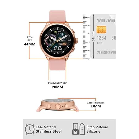 Fossil Gen 6 Display Wellness Edition Pink Smartwatch