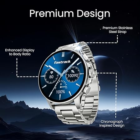 Fastrack Marvellous FX2 1.54" Super AMOLED Smart Watch
