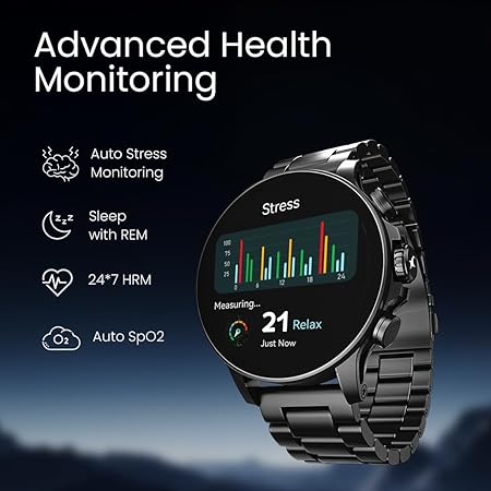 Fastrack Marvellous FX2 1.54" Super AMOLED Smart Watch