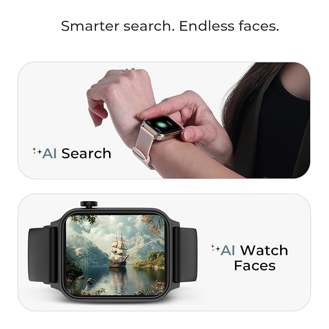 Noise Pulse Hyper Smart Watch With Deep Wine Color