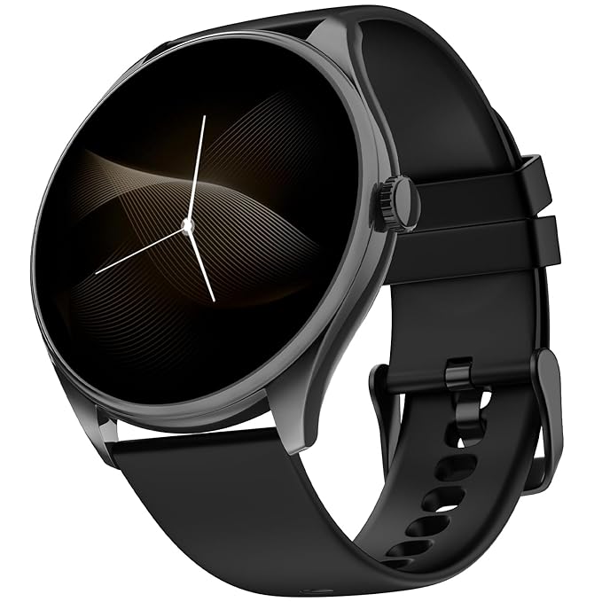 Noise Twist 2 Smart Watch with AI Search & Jet Black Color