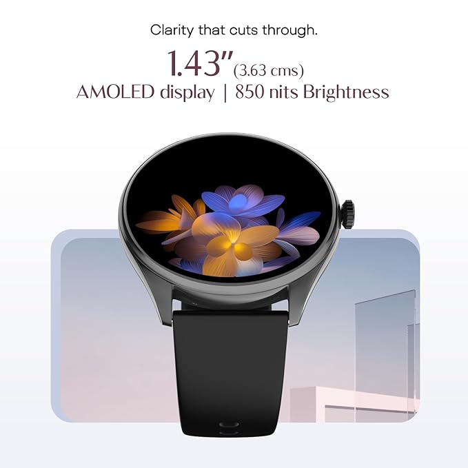 Noise Twist 2 Smart Watch with AI Search & Jet Black Color