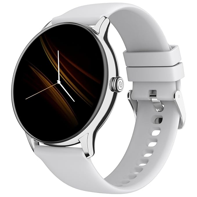Noise Twist Go Round dial Smartwatch In Silver Grey Color