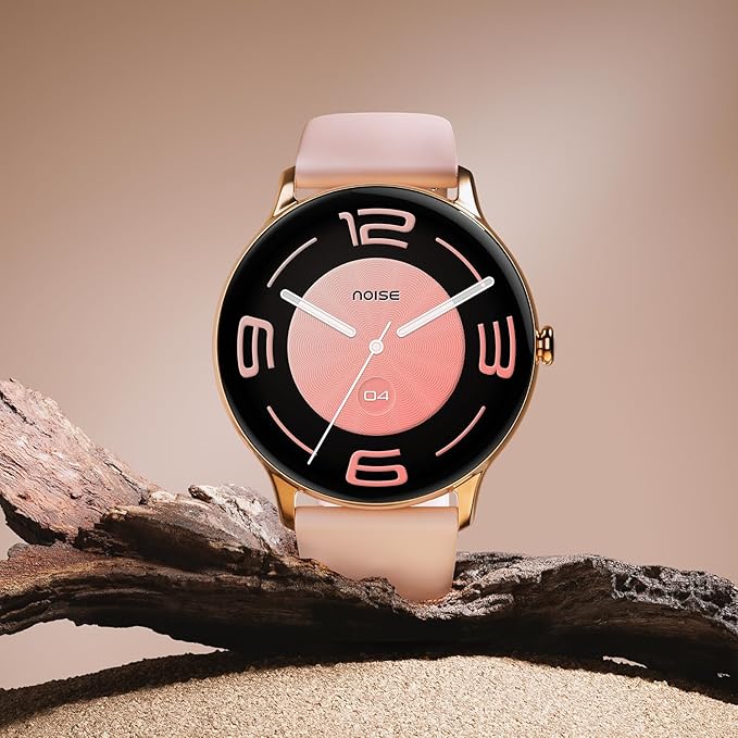 Noise Twist Go Round dial Smartwatch In Silver Grey Color