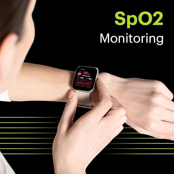 Noise ColorFit Pulse Grand Smart Watch In Oilve Green Color