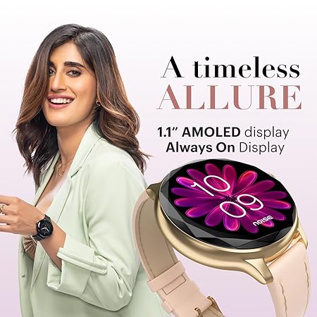 Noise Diva Smartwatch with Diamond Cut dial