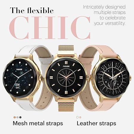 Noise Diva Smartwatch with Diamond Cut dial