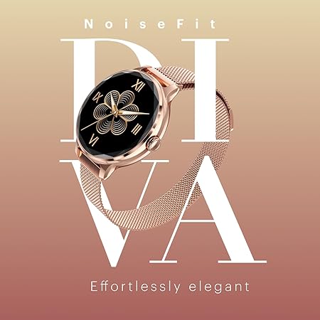 Noise Diva Smartwatch with Diamond Cut dial