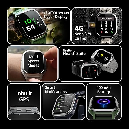 Fire-Boltt 4G Pro Volte Calling Smart Watch